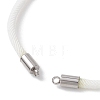 Nylon Round Cord Slider Bracelet Makings AJEW-JB01516-03-2