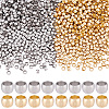 800Pcs 2 Colors 304 Stainless Steel Spacer Beads STAS-BBC0009-75B-1