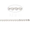Rhodium Plated 925 Sterling Silver Flat Round Link Chains STER-NH0001-27A-P-2