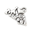 Tibetan Style Alloy Pendants PALLOY-A037-03K-AS-2