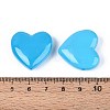 Dyed & Heated Imitation Jade Glass Beads GLAA-T023-44I-3