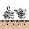 Natural Dalmatian Jasper Pendants G-I374-A-P18-3