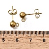 304 Stainless Steel Stud Earrings Findings STAS-L315-066A-G-2