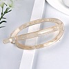 Oval Resin Hair Barrettes PHAR-H001-03B-1