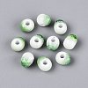 Handmade Crackle Porcelain Beads PORC-Q008-06A-05-1