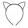 Cute Cat Ear Plastic Hair Bands OHAR-PW0001-164J-1