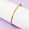 304 Stainless Steel Cuff Bangles for Women BJEW-P394-02G-3