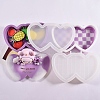 Double Heart DIY Silicone Storage Molds DIY-G079-22-2
