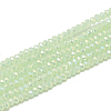 Electroplate Glass Beads Strands EGLA-Q112-A05-1