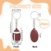 24Pcs Silicone Keychains KEYC-FG0001-27-2