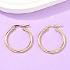 Ion Plating(IP) 304 Stainless Steel Hoop Earrings EJEW-N0016-11G-C-2