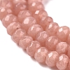 Dyed Natural Malaysia Jade Rondelle Beads Strands G-E316-2x4mm-42-8