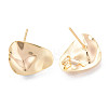 Brass Stud Earrings Findings KK-R116-017-NF-2