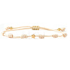 Multicolor braided star bracelet unisex stylish accessory versatile jewelry trendy design QF7407-7-1