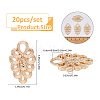 20Pcs Zinc Alloy Adjustable Jean Button Pins FIND-FH0017-92G-2