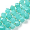 Natural Quartz Dyed Beads Strands G-U023-A02-20-2
