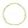 Minimalist Plastic & Brass Beads Stretch Bracelets for Women MY0437-6-1