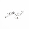 Tibetan Style Alloy Pendants TIBE-S320-198AS-3