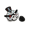 Halloween Baking Paint Zinc Alloy Brooch JEWB-M037-02B-3