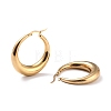 Ion Plating(IP) 304 Stainless Steel Hoop Earrings EJEW-O096-45G-01-2