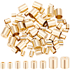 Brass Cord Ends KK-CN0003-47G-7