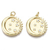 Brass Micro Pave Cubic Zirconia Pendants ZIRC-S067-009-NF-1