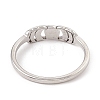 304 Stainless Steel Moon Phase Finger Ring for Women RJEW-A006-05P-2