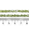 Transparent Electroplate Glass Beads Strands EGLA-H107-02A-PL05-2