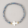 Bohemian Glass Beads Stretch Bracelets KO2121-12-1