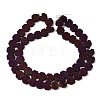 Electroplated Natural Lava Rock Beads Strands G-K388-04A-10-1