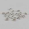 Tarnish Resistant 304 Stainless Steel Open Jump Rings STAS-Q186-03-6.5x5mm-1