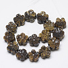 Carved Natural Tiger Eye Beads Strands G-T122-08A-2