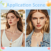 4Pcs Brass Pendant Cabochon Settings KK-WR0001-96B-P-5