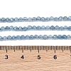 Natural Devil Blue Aquamarine Beads Strands GG-CBAF158-D01-02-4