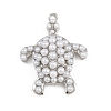 Turtle Brass ABS Imitation Pearl Pendants KK-I352-04F-P-1