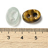 Mixed Gemstone Connector Charms G-K354-10-3