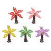 Glass Seed Beaded Pendants PALLOY-MZ01251-1