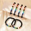 Yoga Chakra Jewelry BJEW-K142-A-5