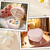 Heart PU Imitation Leather Jewelry Organizer Zipper Boxes AJEW-CL0006-03B-5