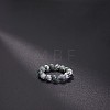 Natural Jade Stretchy Finger Rings FS-WG01730-38-1