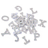 Alphabet Resin Rhinestone Patches DIY-TAC0005-45D-2