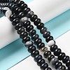 Natural Black Agate Beads Strands G-H295-C03-06-2