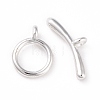 Eco-friendly Brass Toggle Clasps LS-KK-D082-12S-1