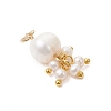 Potato Natural Cultured Freshwater Pearl Pendants PALLOY-JF04749-03-3