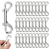 30Pcs Alloy Double Lobster Claw Clasps FIND-GO0004-52-1
