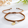 Brass & Imitation Pearl Charm Bracelets PJ9657-6-1