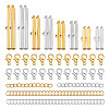 Iron Slide On End Clasp Tubes FIND-PJ0001-01-2