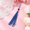 Polyester Tassel Pendant Decoration HJEW-JM03005-03-2