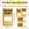 120 Sheets 4 Style Rectangle Coated Scratch Off Film Reward Cards DIY-JOY0001-16-2