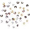 Brass Crimp Beads Covers KK-PH0036-09-4